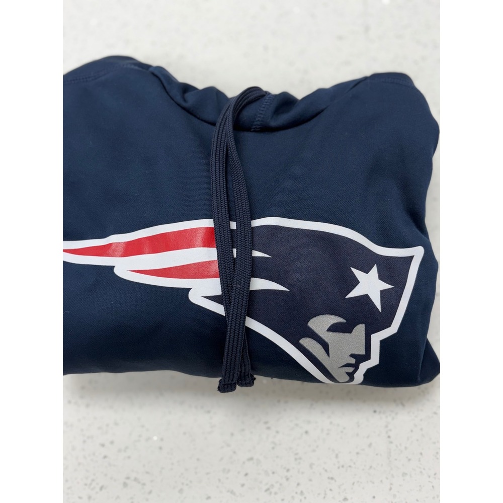 New Era New England Patriots NFL Combine Authentic Hoodie Navy Blue Mens Small - Picture 7 of 7